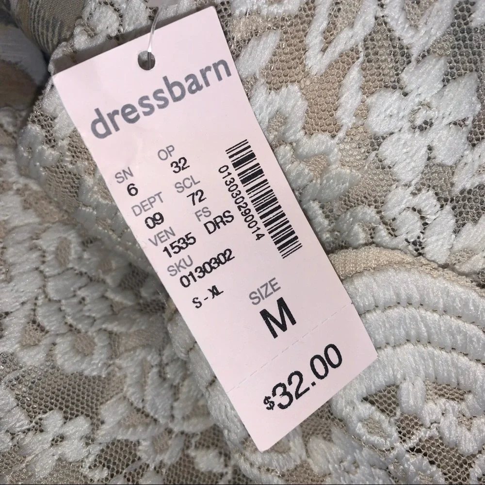 DressBarn 2 piece set dress sleeveless cardigan floral Lace NWT 8 M Bundle Deal - Picture 12 of 14